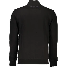 Black Cotton Sweatshirt