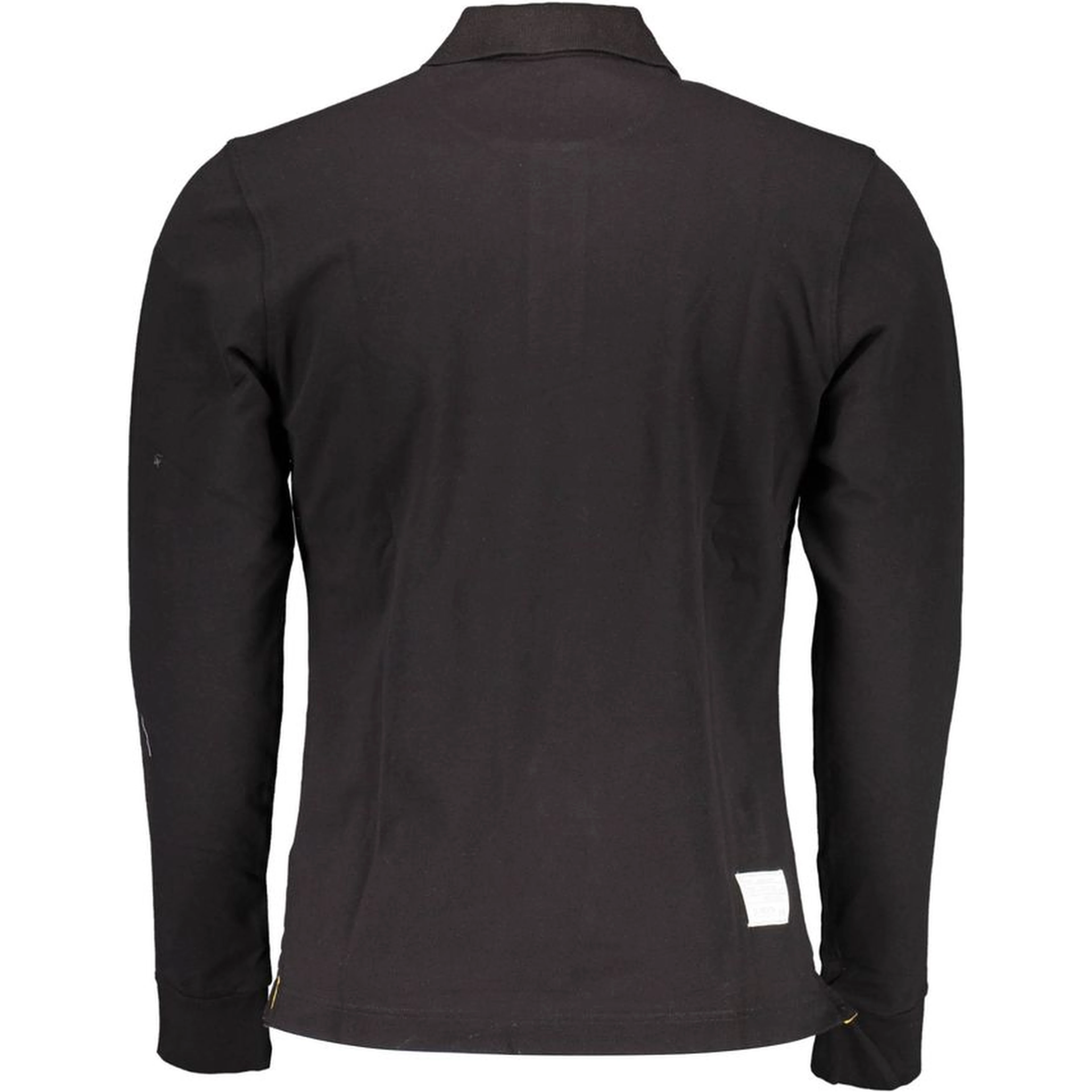 Black Cotton Polo Shirt