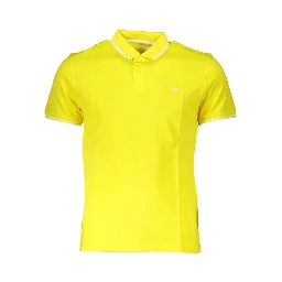 Yellow Cotton Polo Shirt