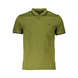 Green Cotton Polo Shirt
