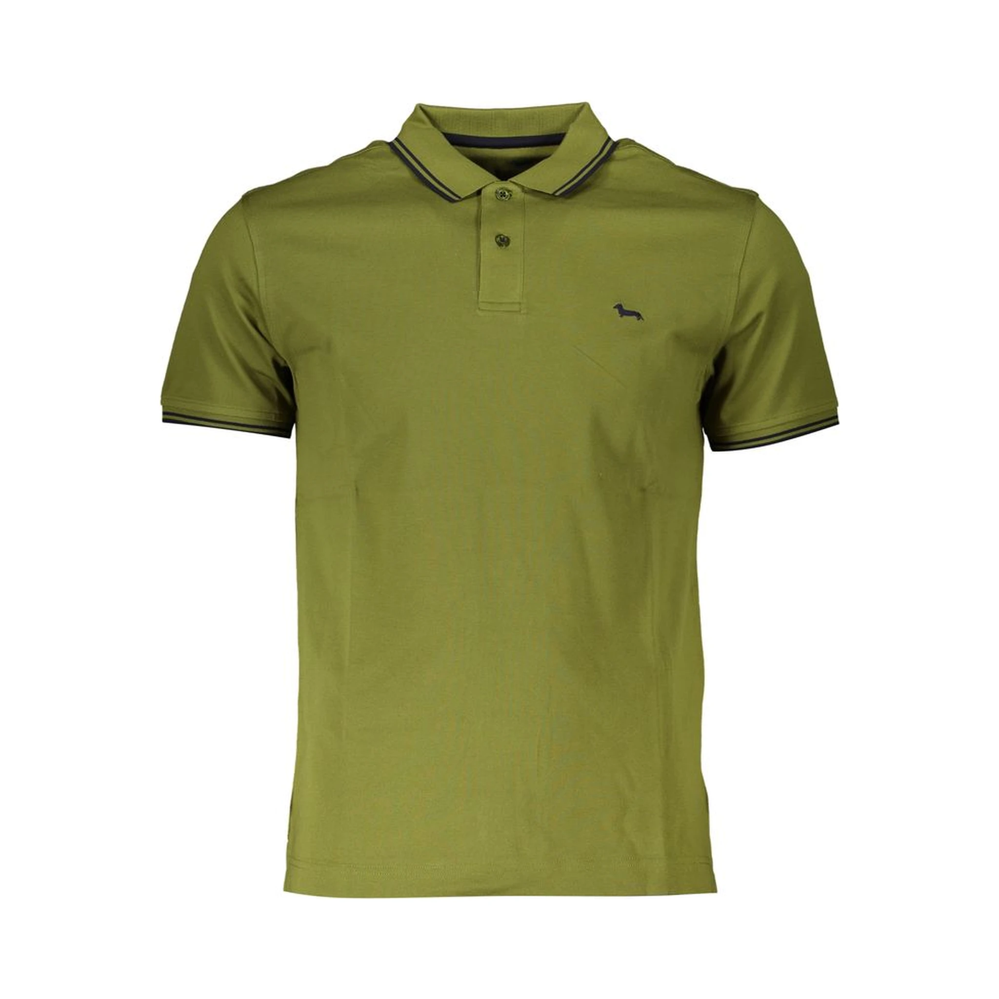 Green Cotton Polo Shirt