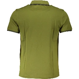 Green Cotton Polo Shirt
