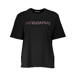 Black Cotton T-Shirt