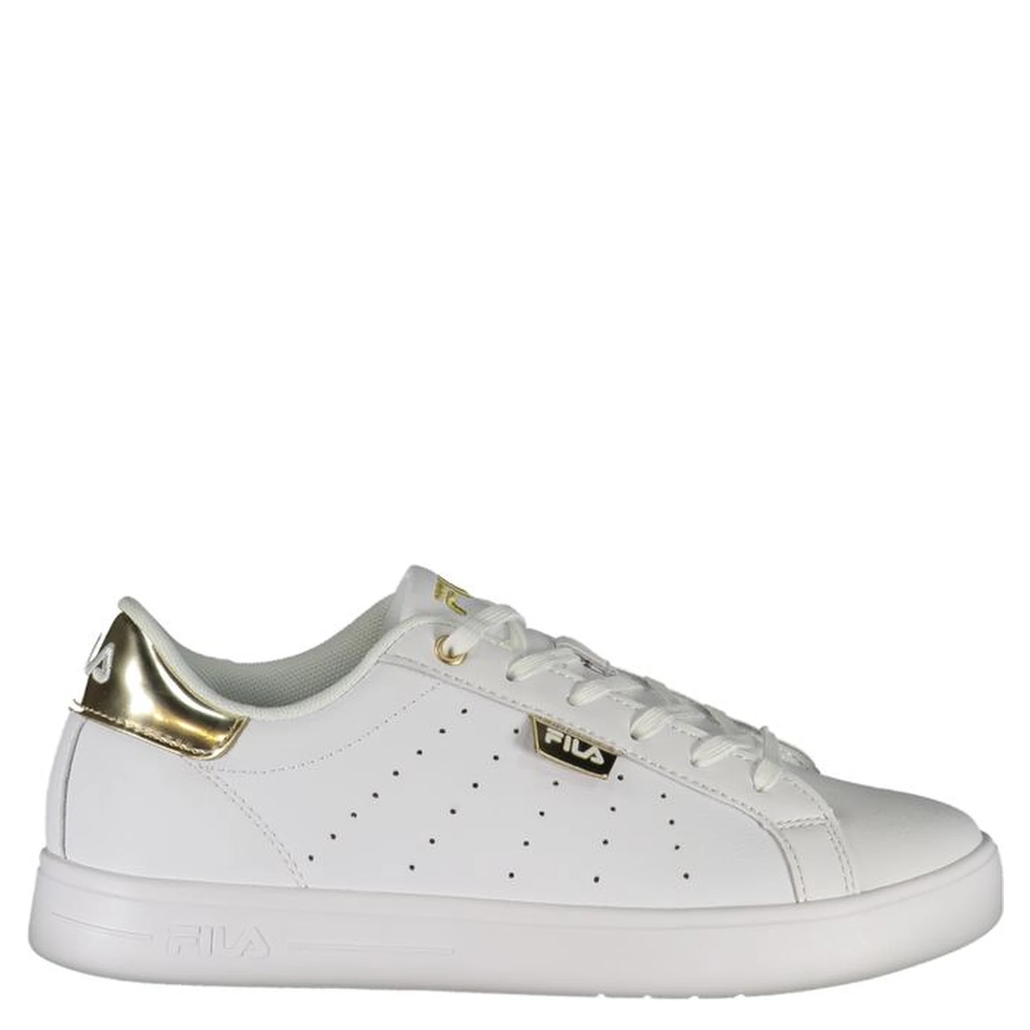 White Polyester Sneaker
