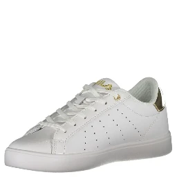 White Polyester Sneaker