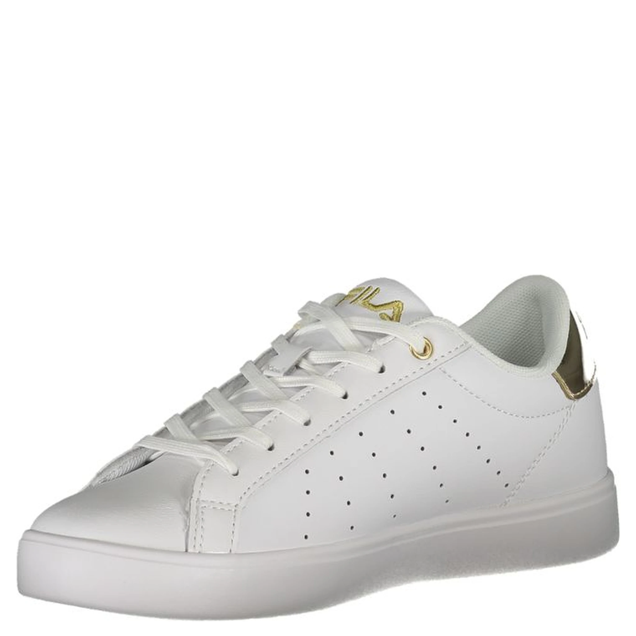 White Polyester Sneaker