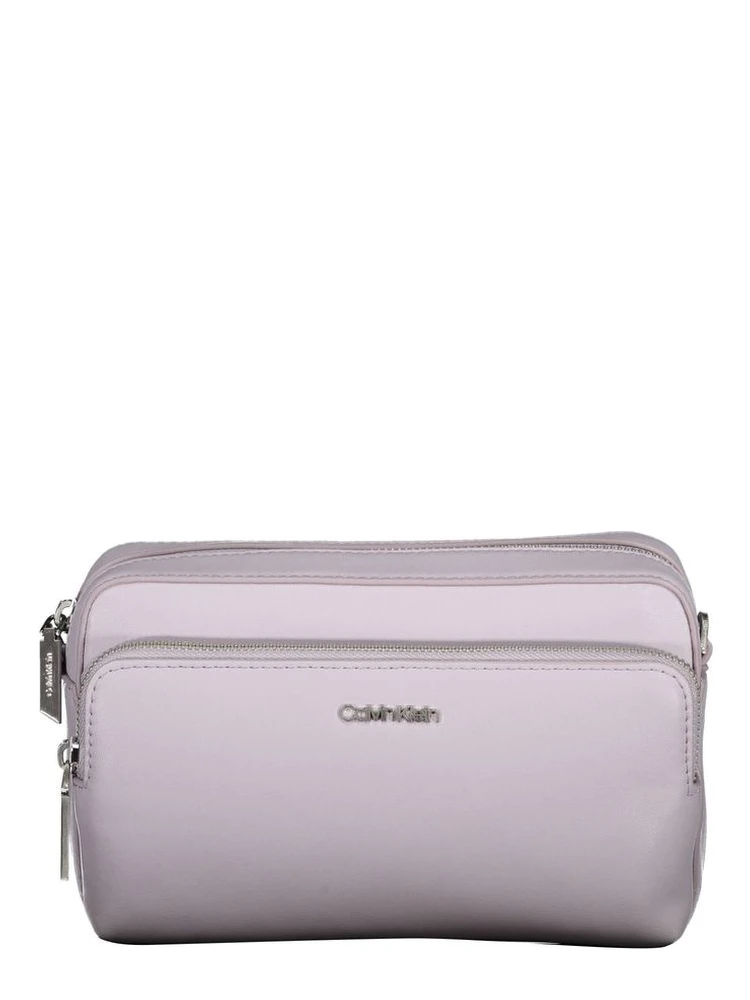 Purple Polyester Women's Handbag