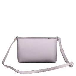 Purple Polyester Handbag
