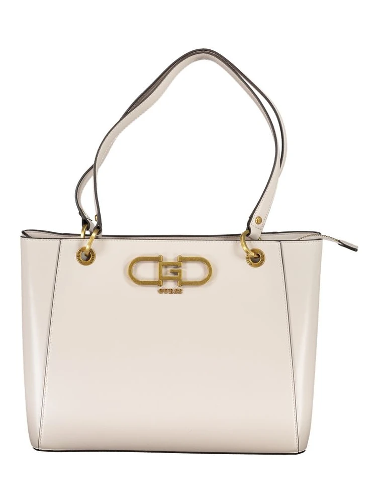 Gray Polyethylene Handbag