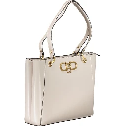 Gray Polyethylene Handbag