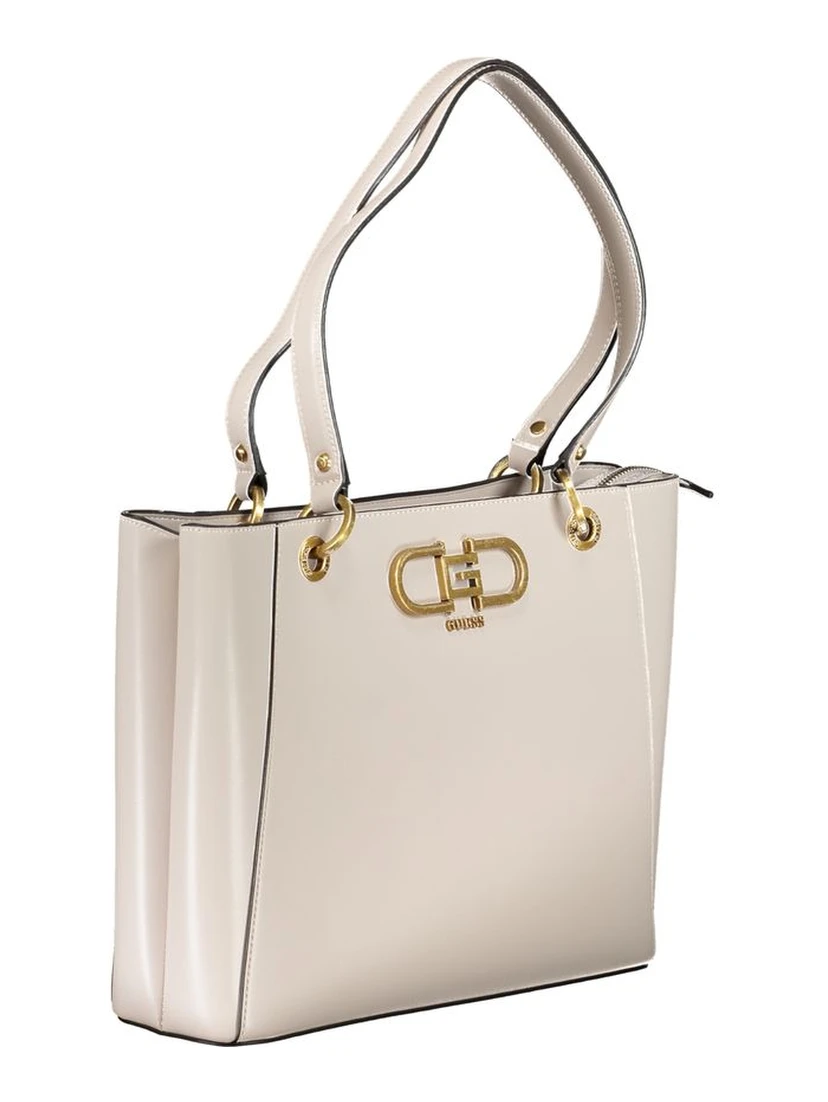 Gray Polyethylene Handbag