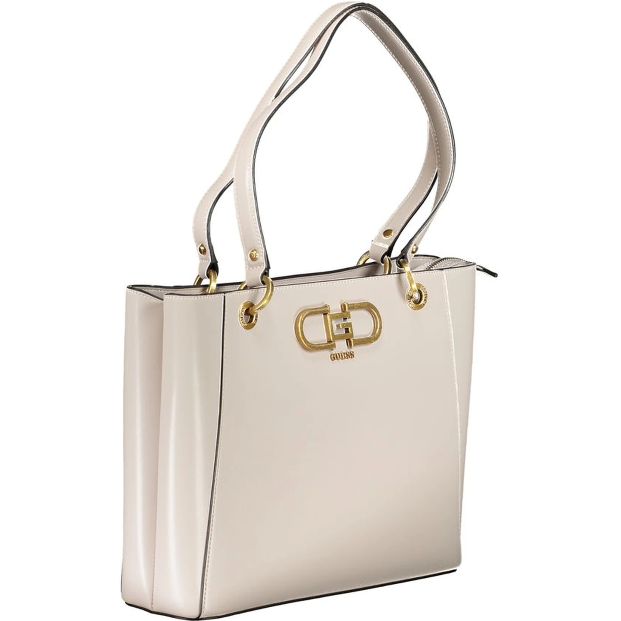 Gray Polyethylene Handbag