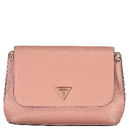Pink Polyethylene Handbag