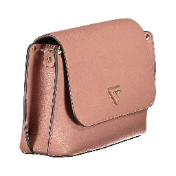 Pink Polyethylene Handbag