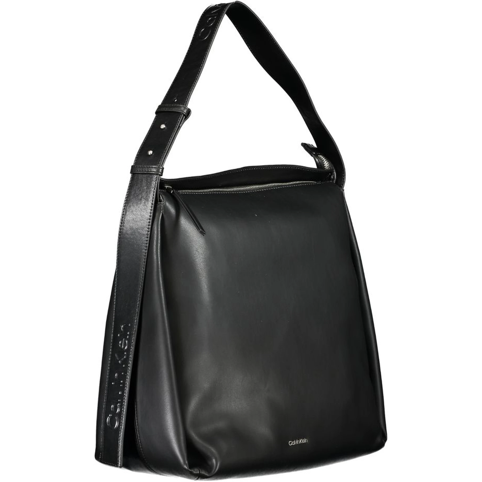 Black Polyester Handbag