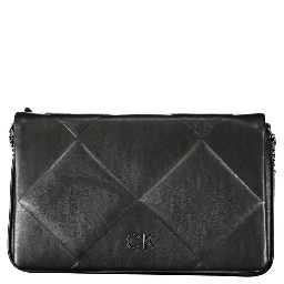 Black Polyester Handbag