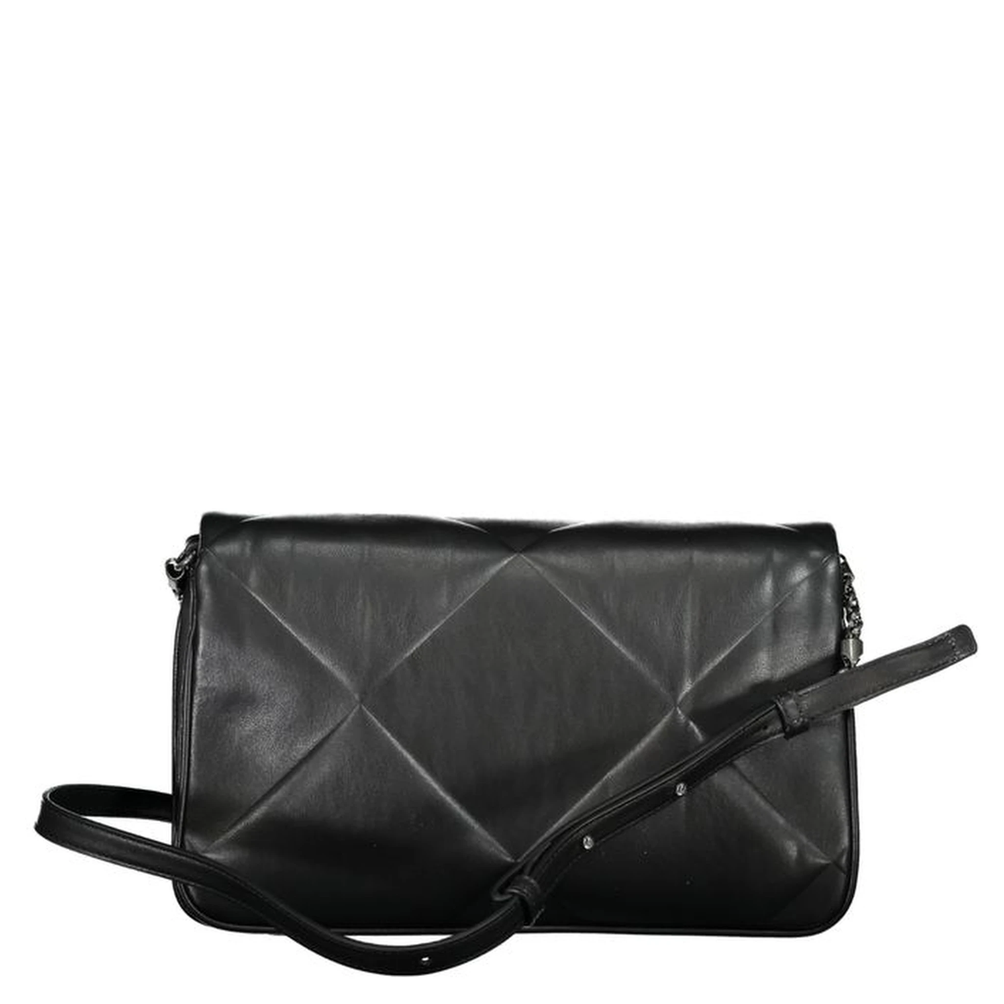 Black Polyester Handbag
