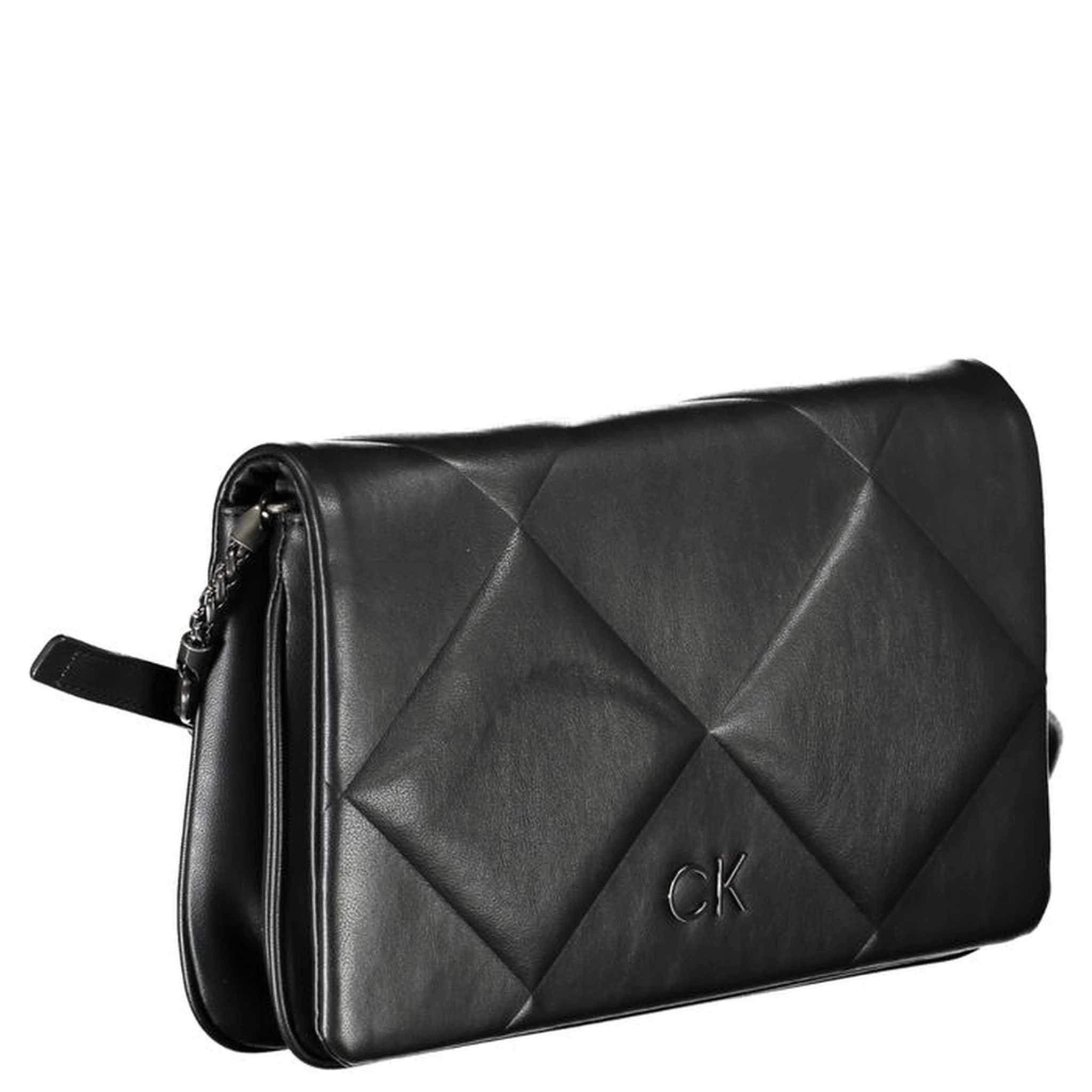 Black Polyester Handbag