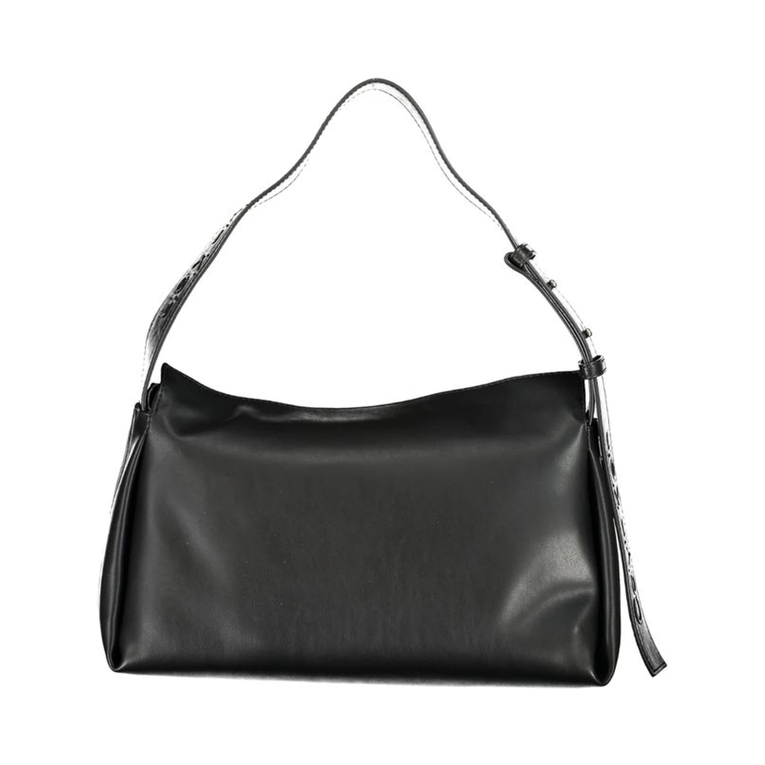 Black Polyester Handbag