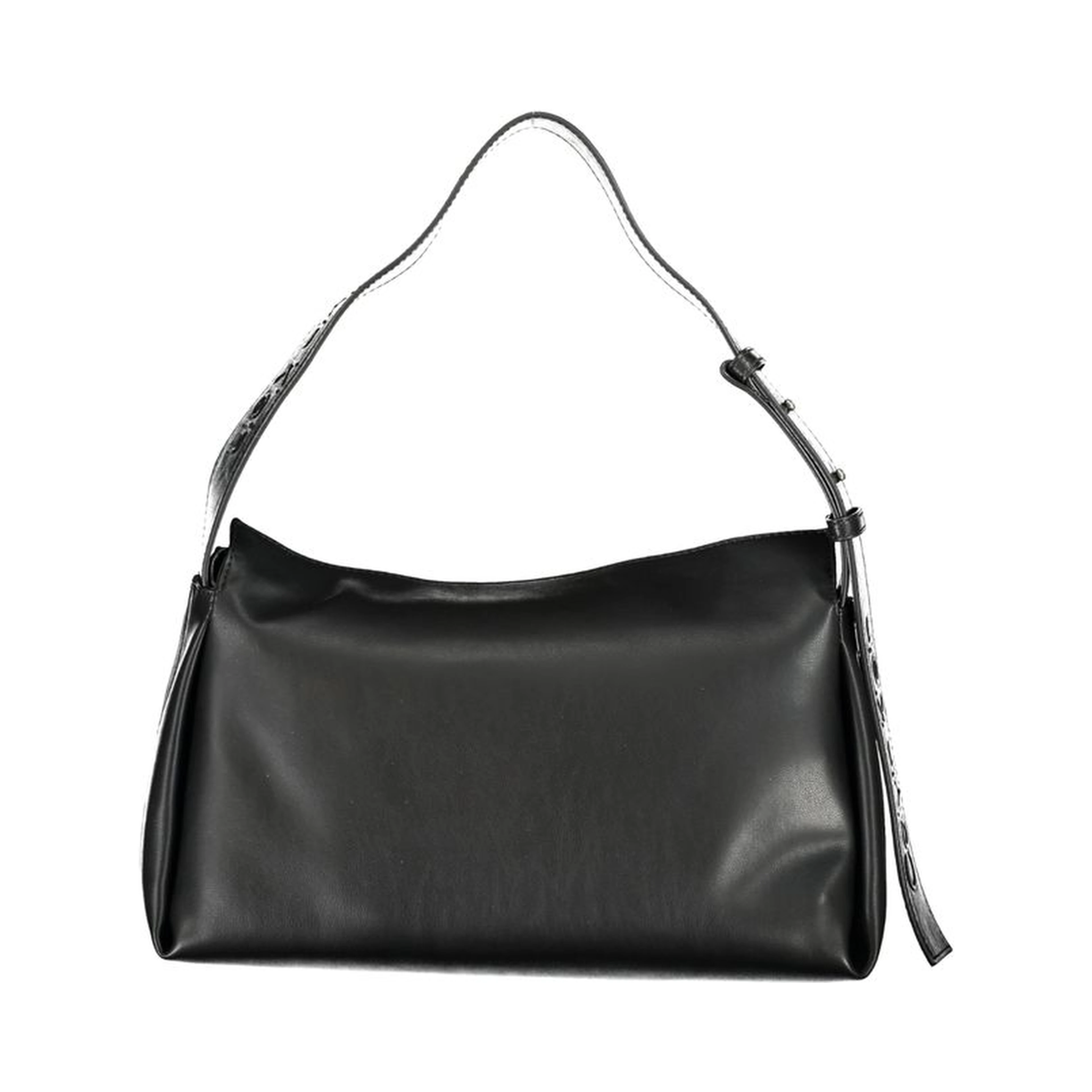 Black Polyester Handbag