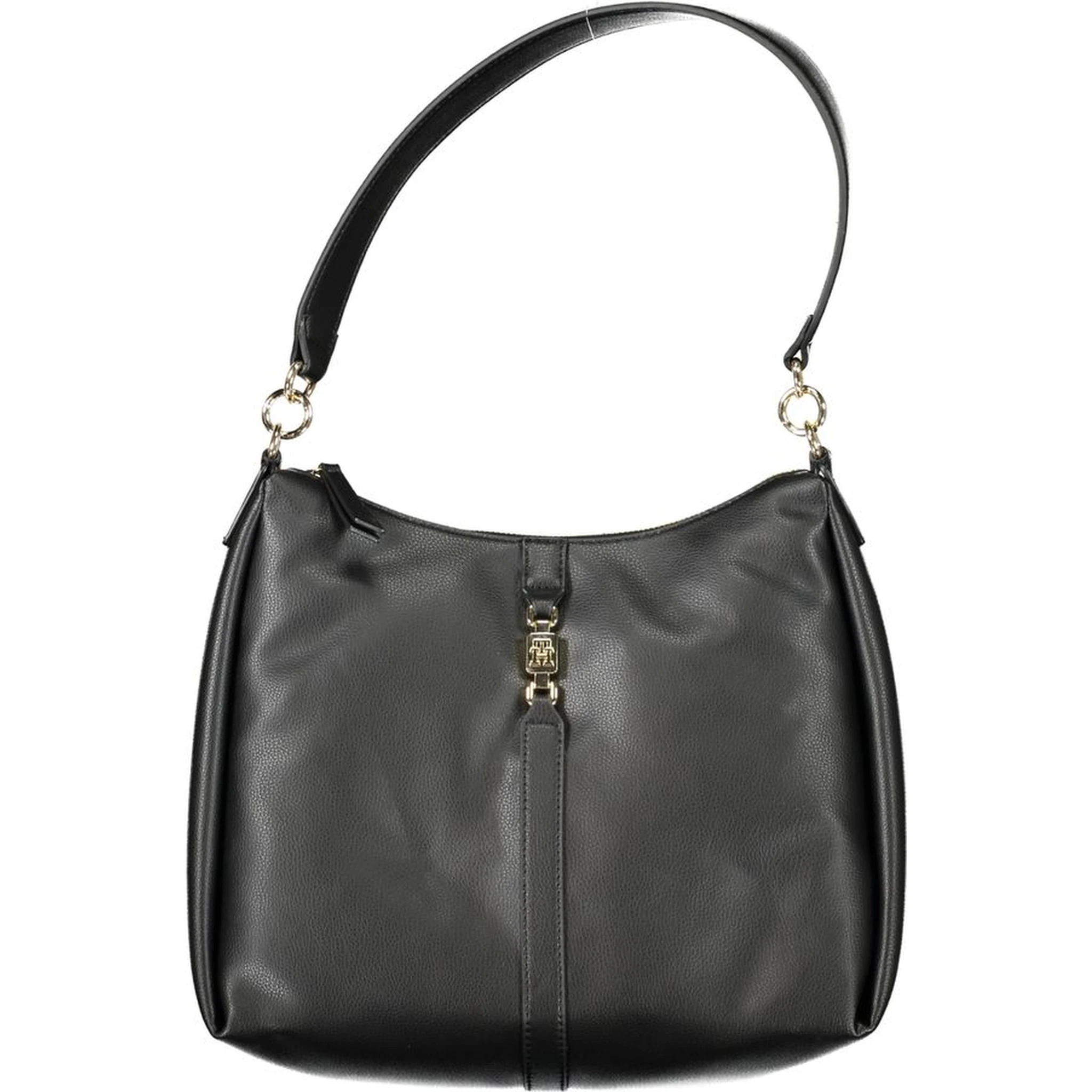 Black Polyester Handbag
