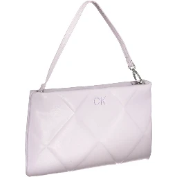 Purple Polyester Handbag
