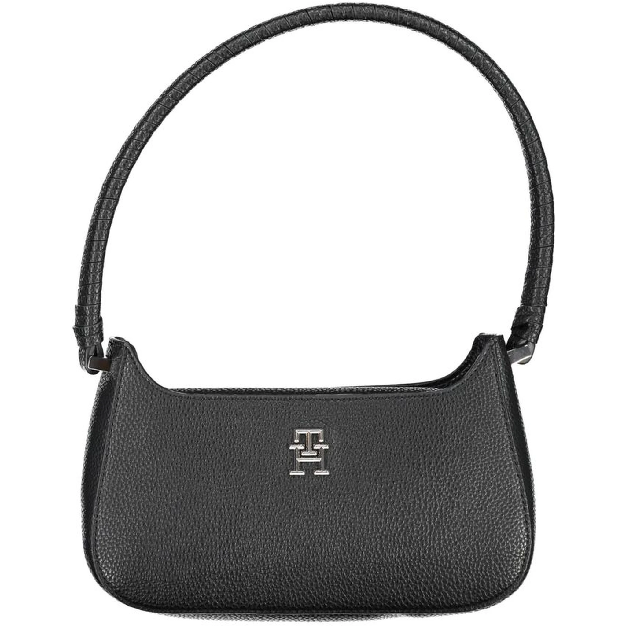 Emblem Shoulder Bag In Black