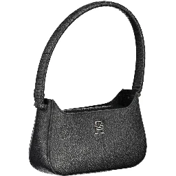 Emblem Shoulder Bag In Black