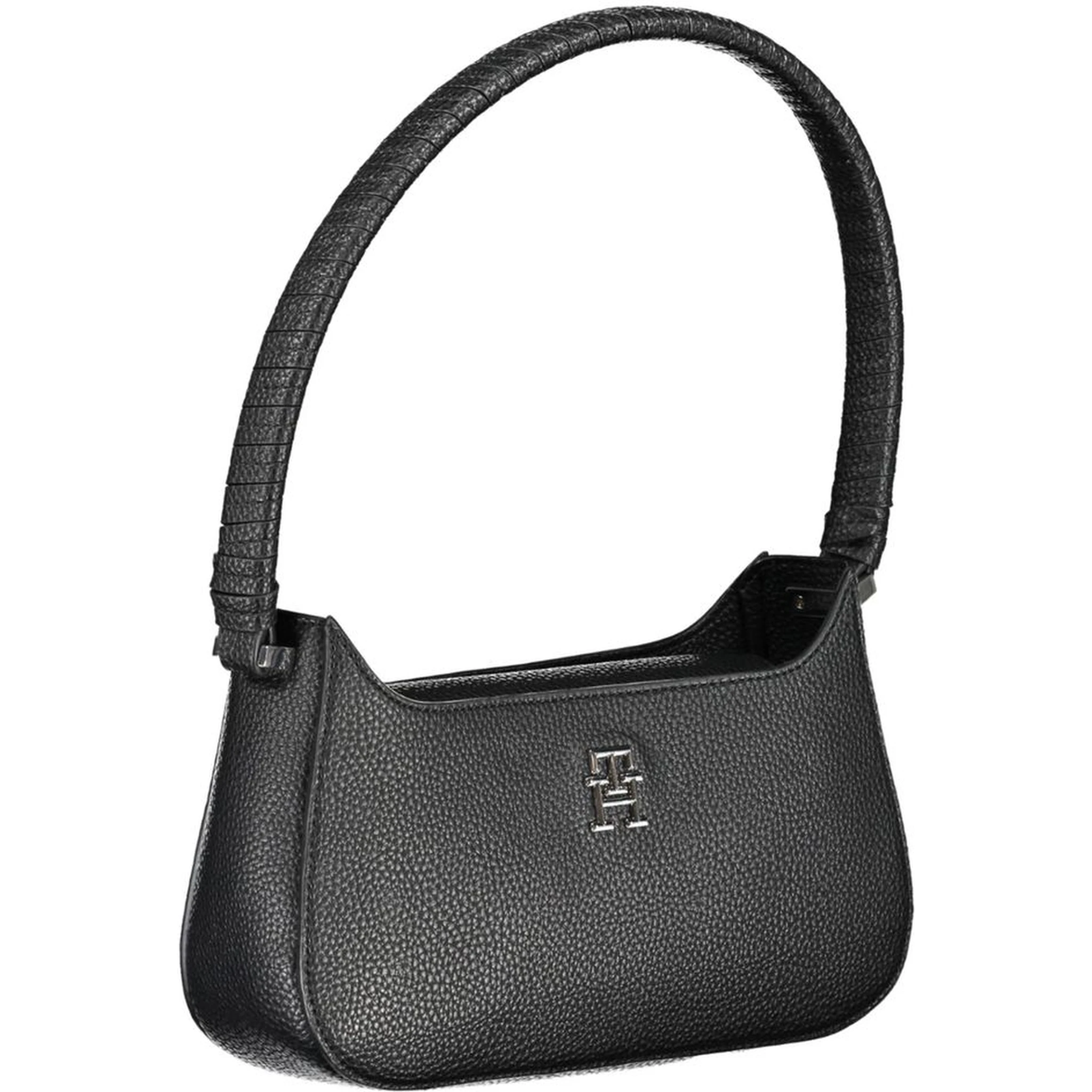 Emblem Shoulder Bag In Black