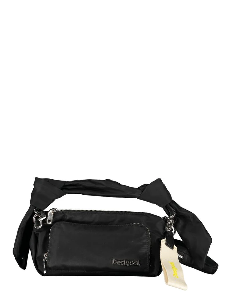 Black Polyester Handbag