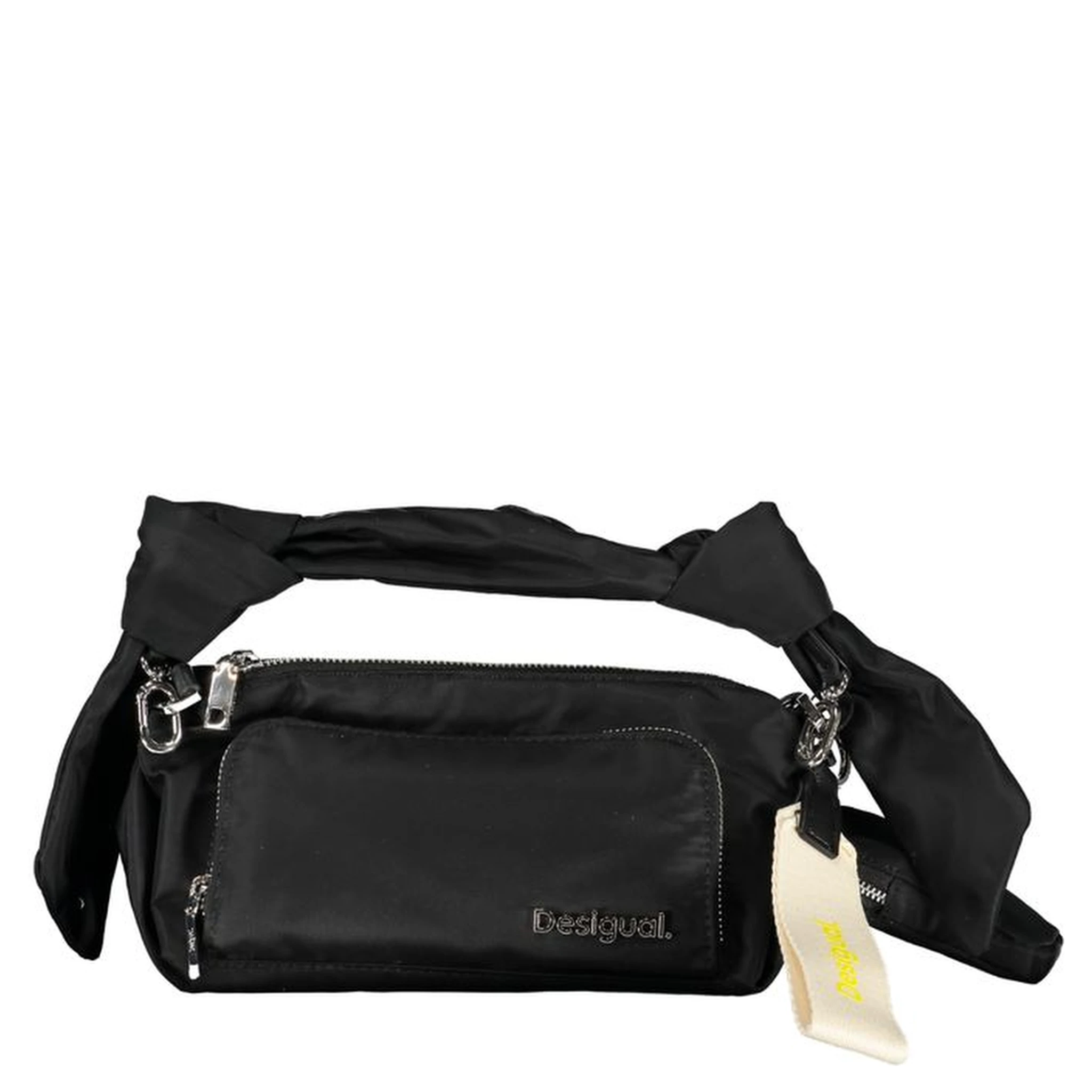 Black Polyester Handbag