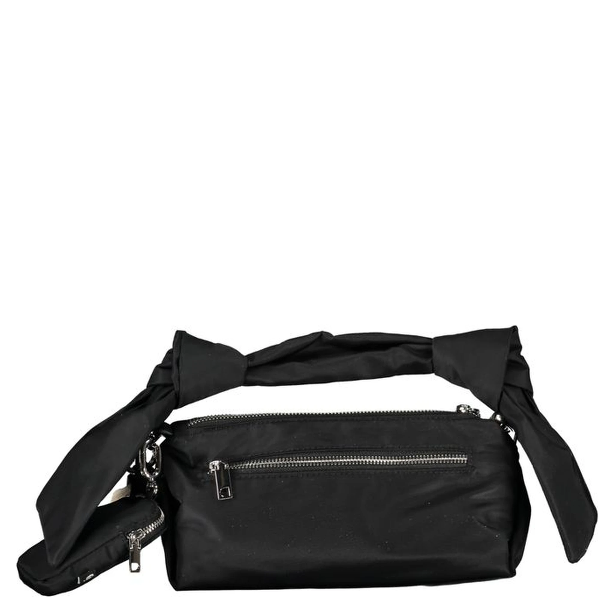 Black Polyester Handbag