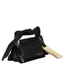 Black Polyester Handbag