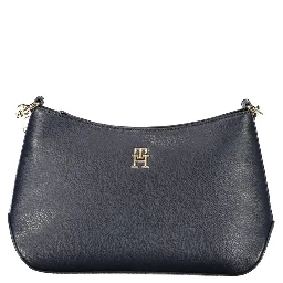 Blue Polyester Handbag