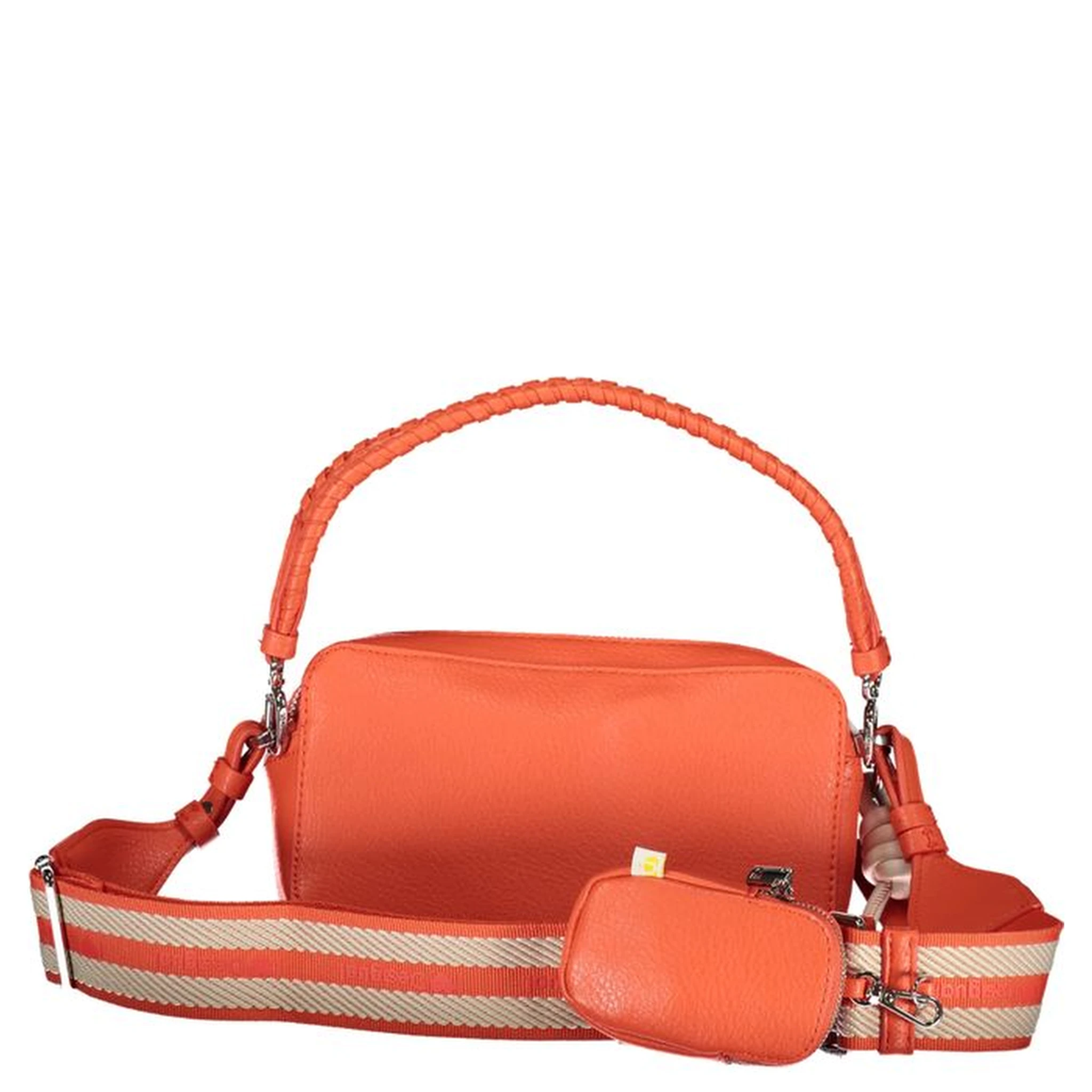 Pink Polyethylene Handbag