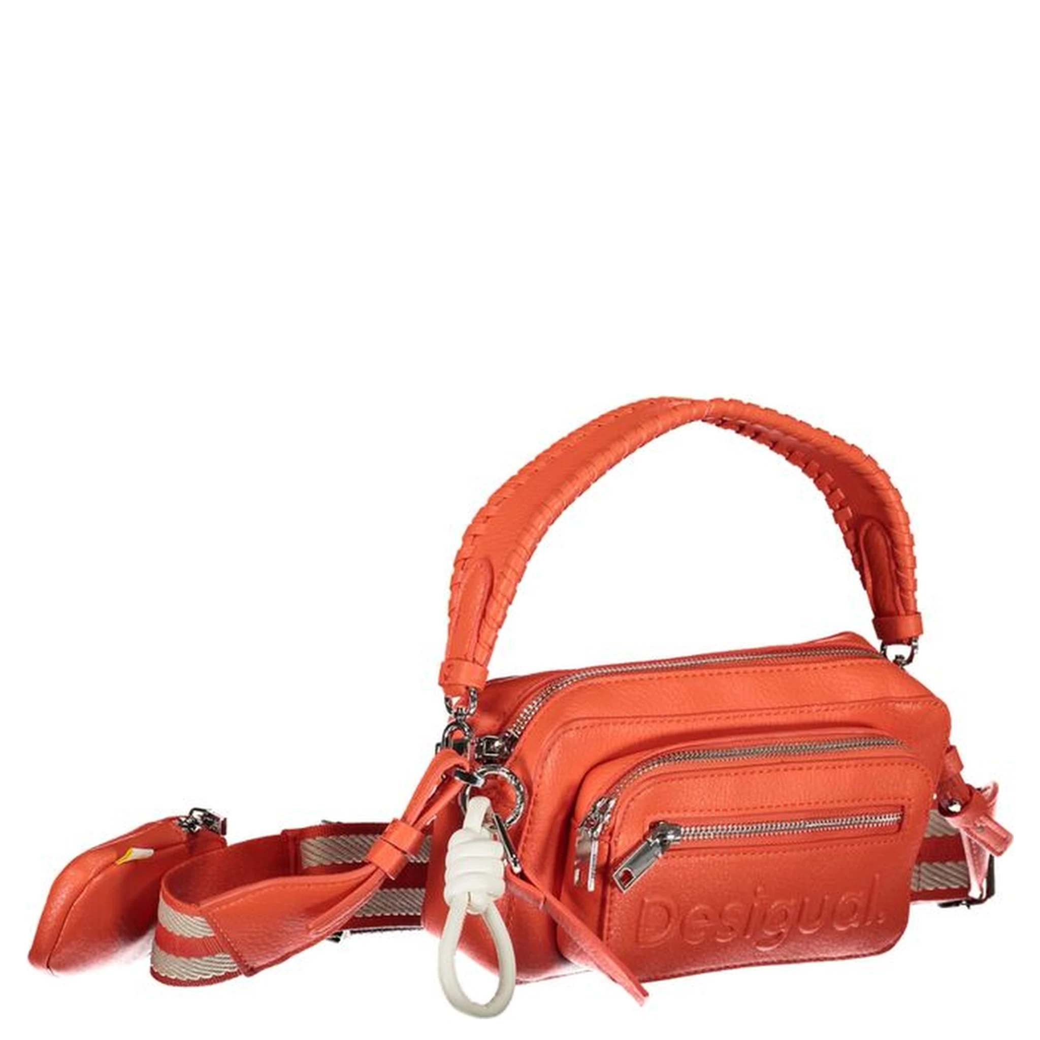 Pink Polyethylene Handbag