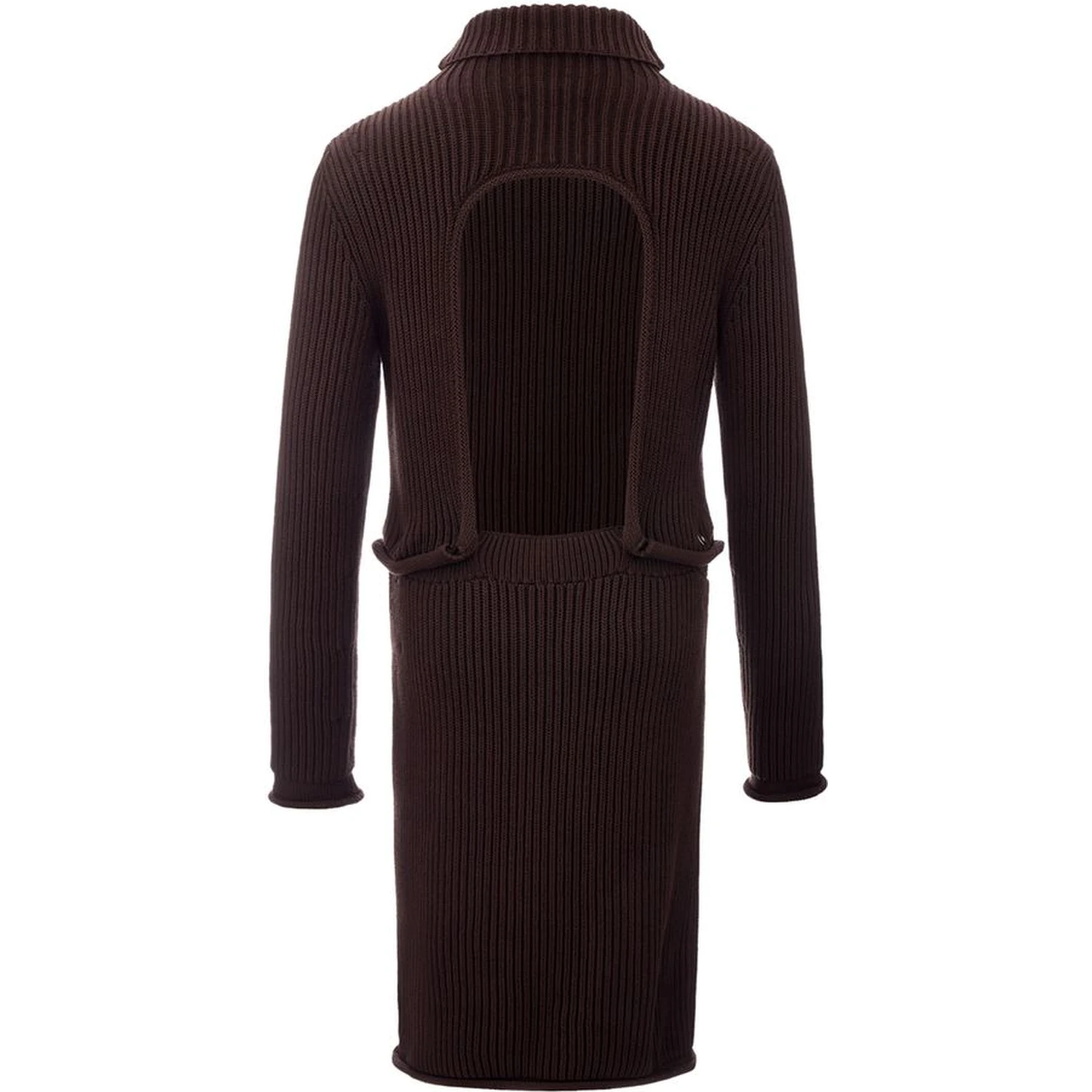 Brown Viscose Casual Dress