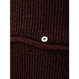 Brown Viscose Casual Dress