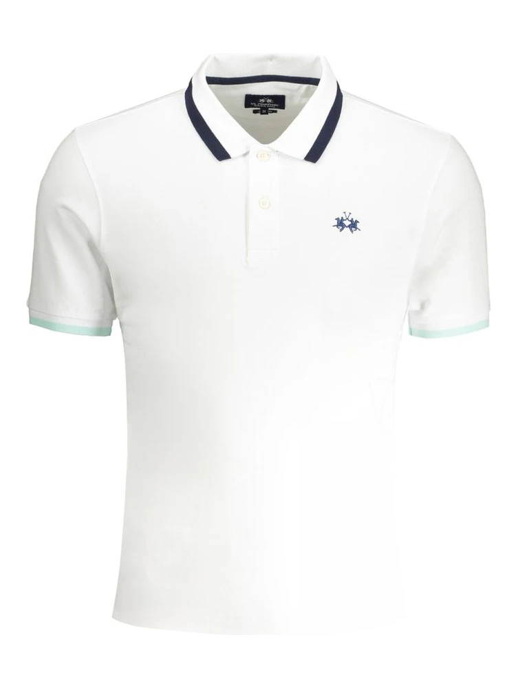 White Cotton Polo Shirt