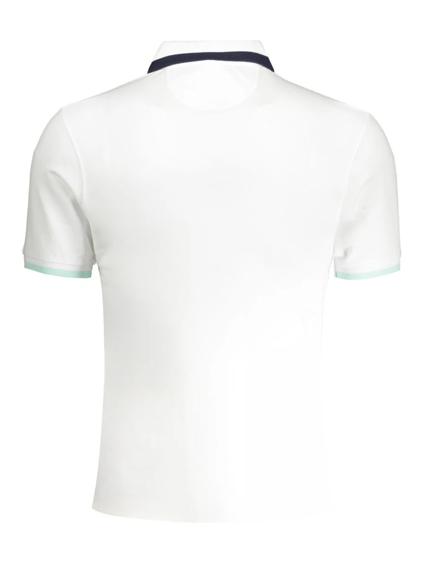 White Cotton Polo Shirt