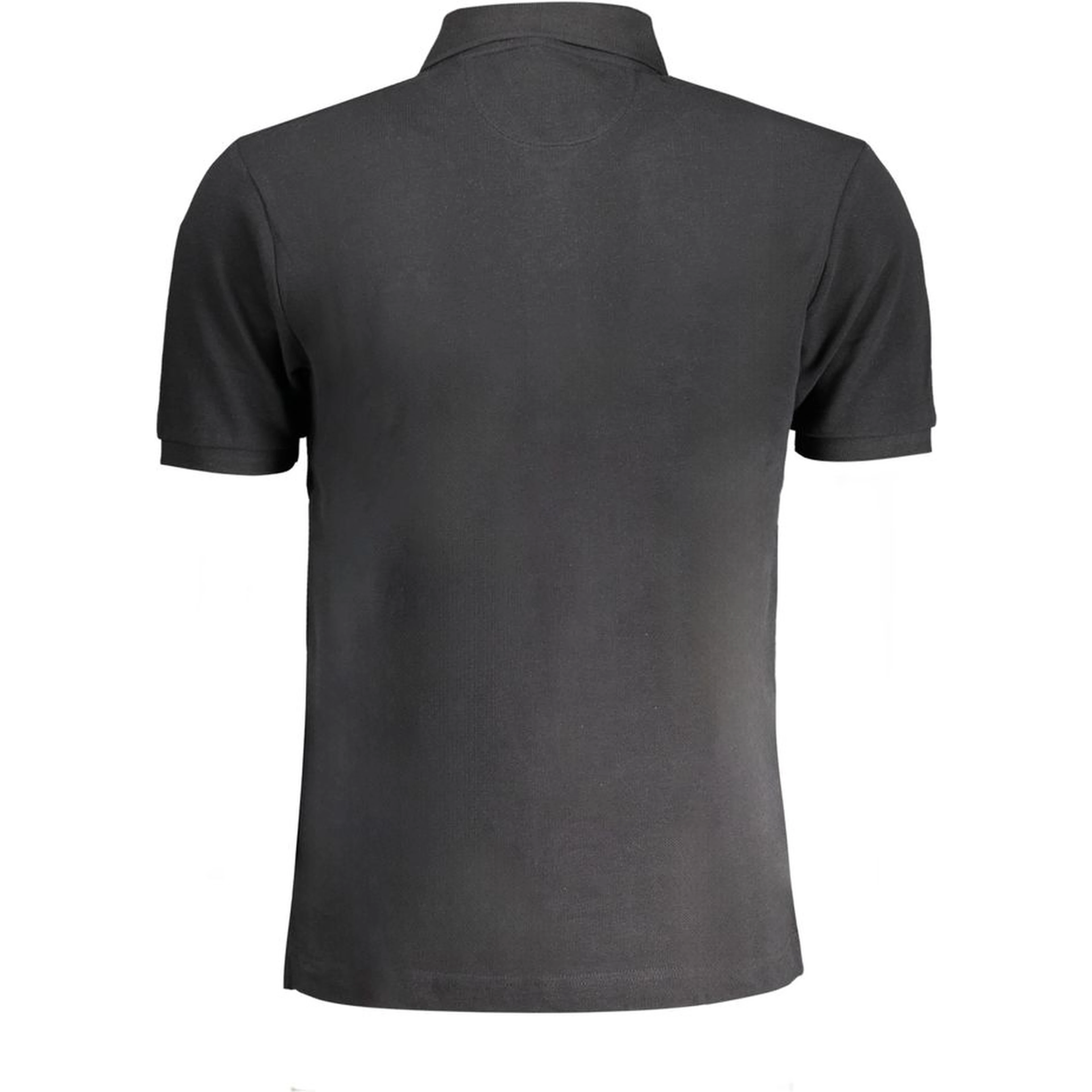 Black Cotton Polo Shirt