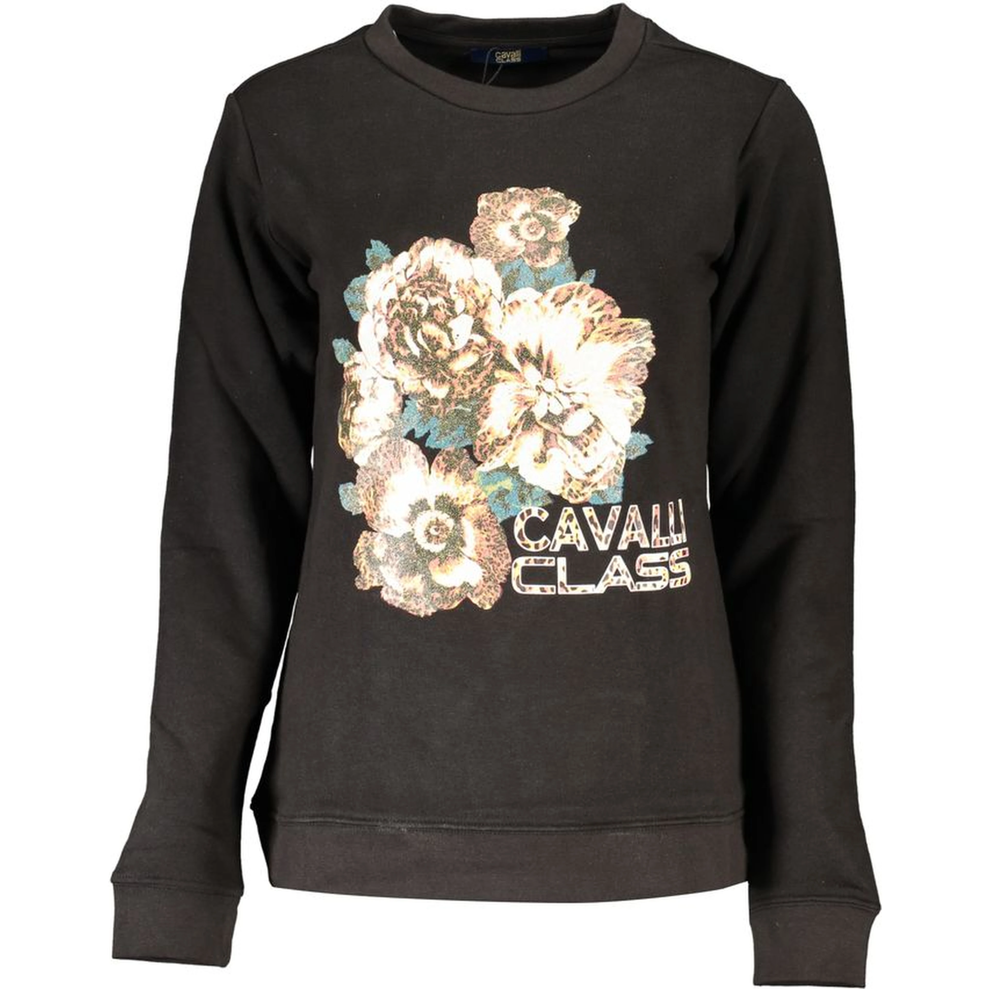 Black Cotton Sweatshirt
