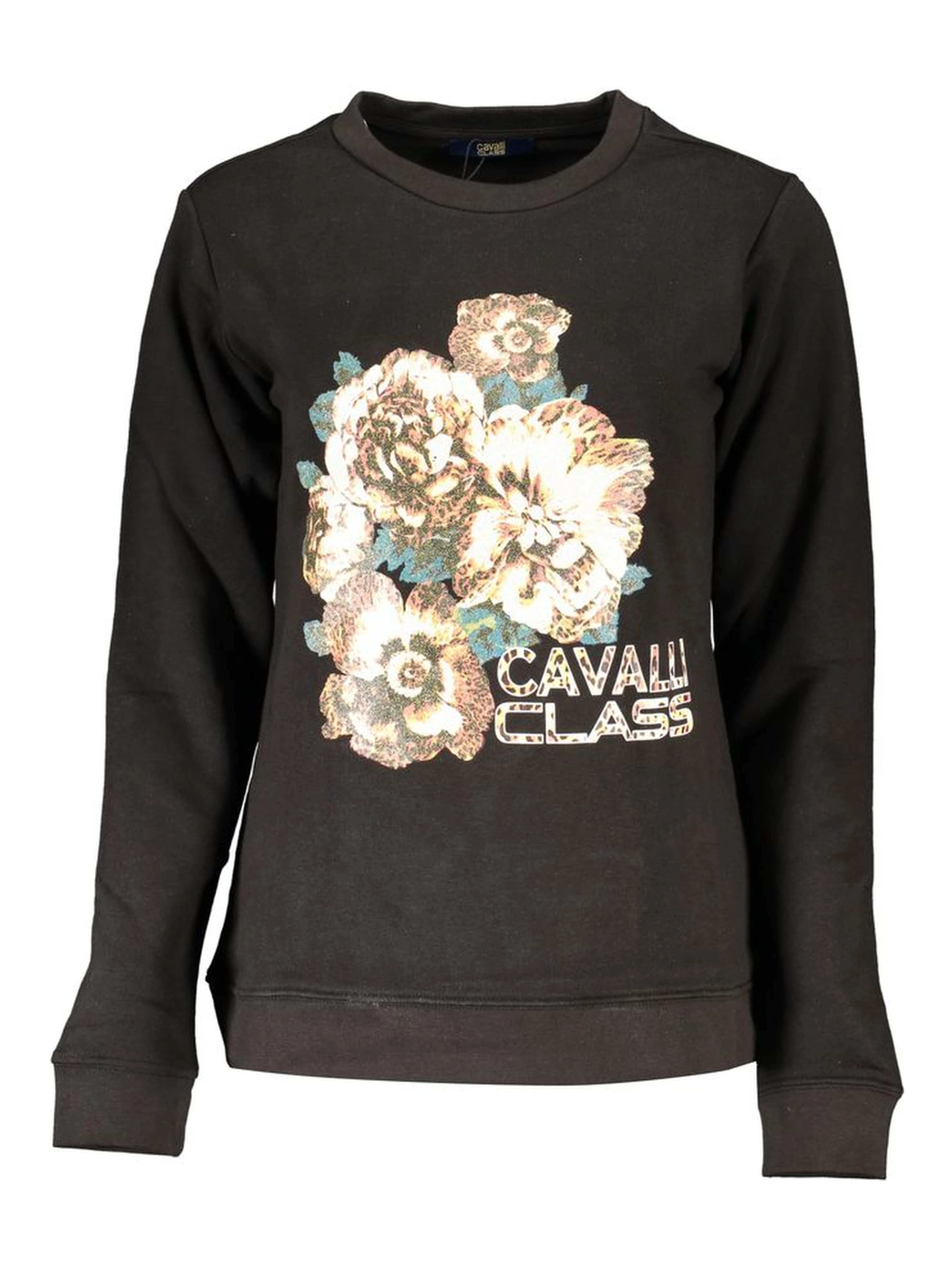 Black Cotton Sweatshirt