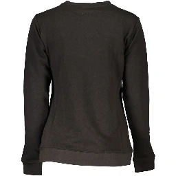 سويت شيرت قطني أسود