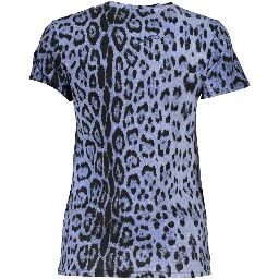 تيشيرت قطني أزرق