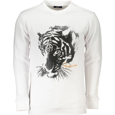 White Cotton Sweatshirt
