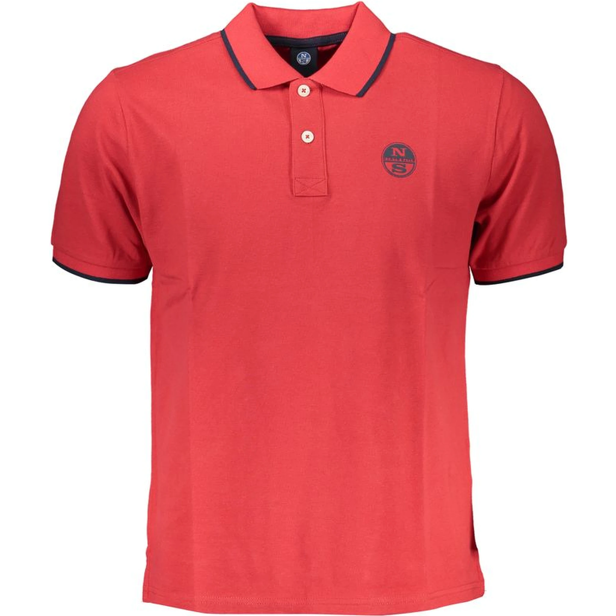 Red Cotton Polo Shirt