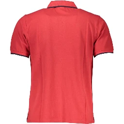 Red Cotton Polo Shirt