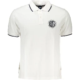 White Cotton Polo Shirt