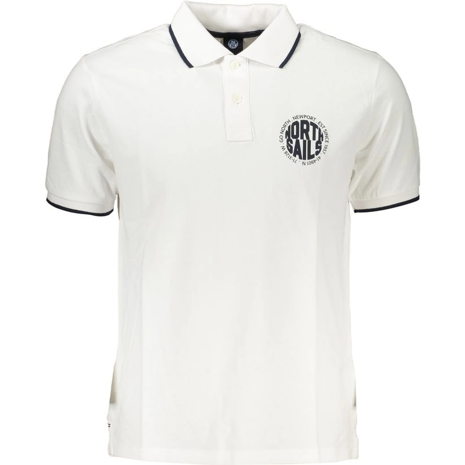 White Cotton Polo Shirt